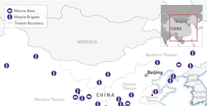 中共在沙漠扩建导弹发射建筑群 专家担忧