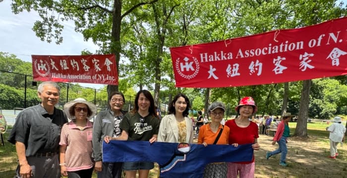 大纽约客家会一家一菜活动 客家蓝衫传承