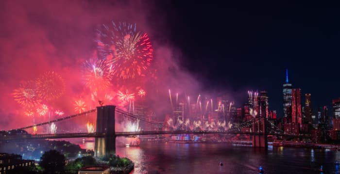 纽约市府发10万张门票供市民观赏独立日烟火