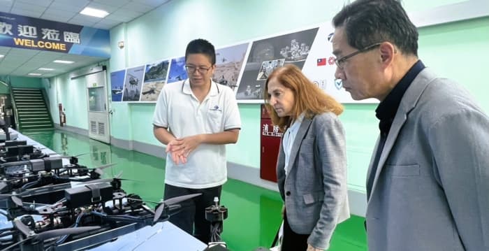 关注台中无人机量能 美智库葛来仪访汉翔、雷虎科技