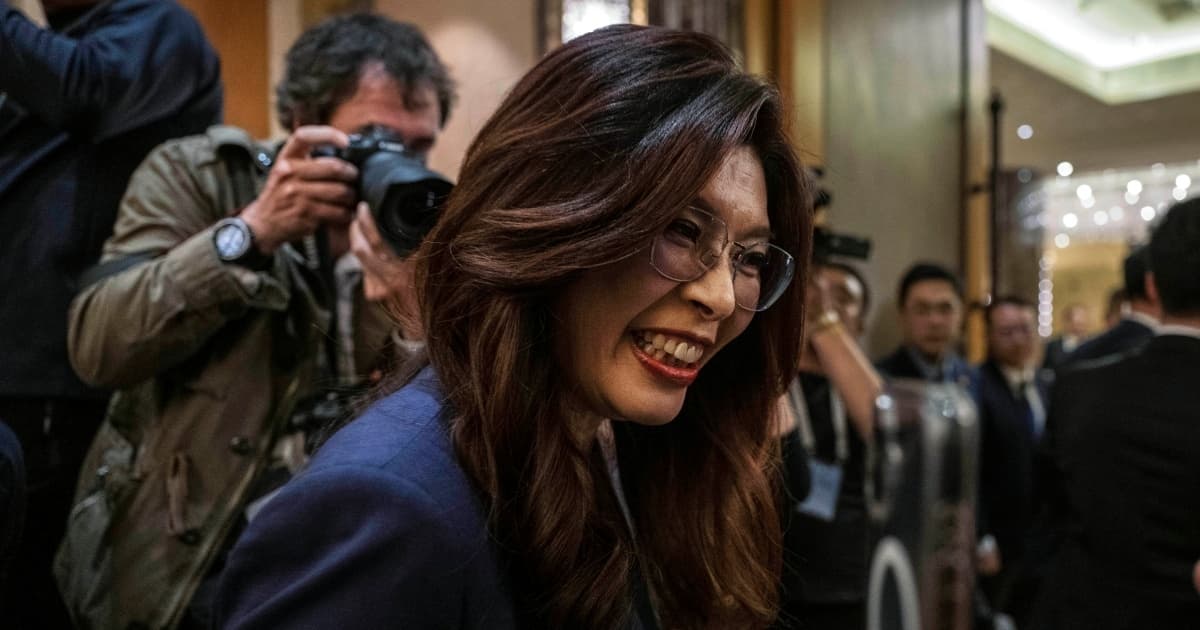 鄭麗文訪美現場見中共黑幫 台：紅色滲透僑界