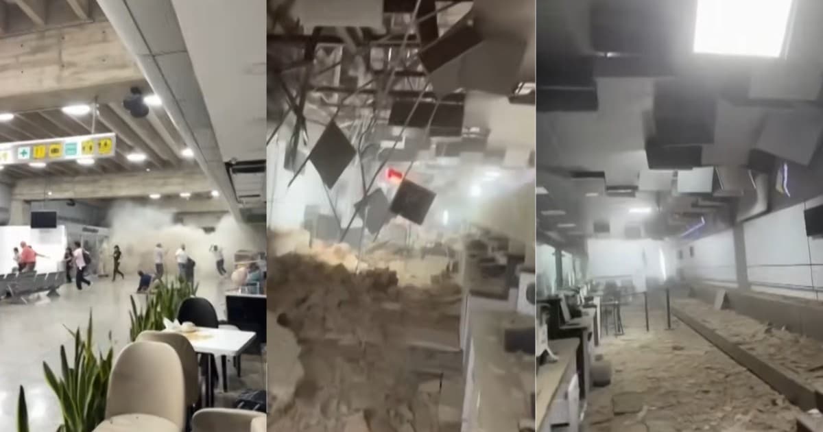 委內瑞拉遇百年強震 機場天花板崩塌 驚悚畫面曝光