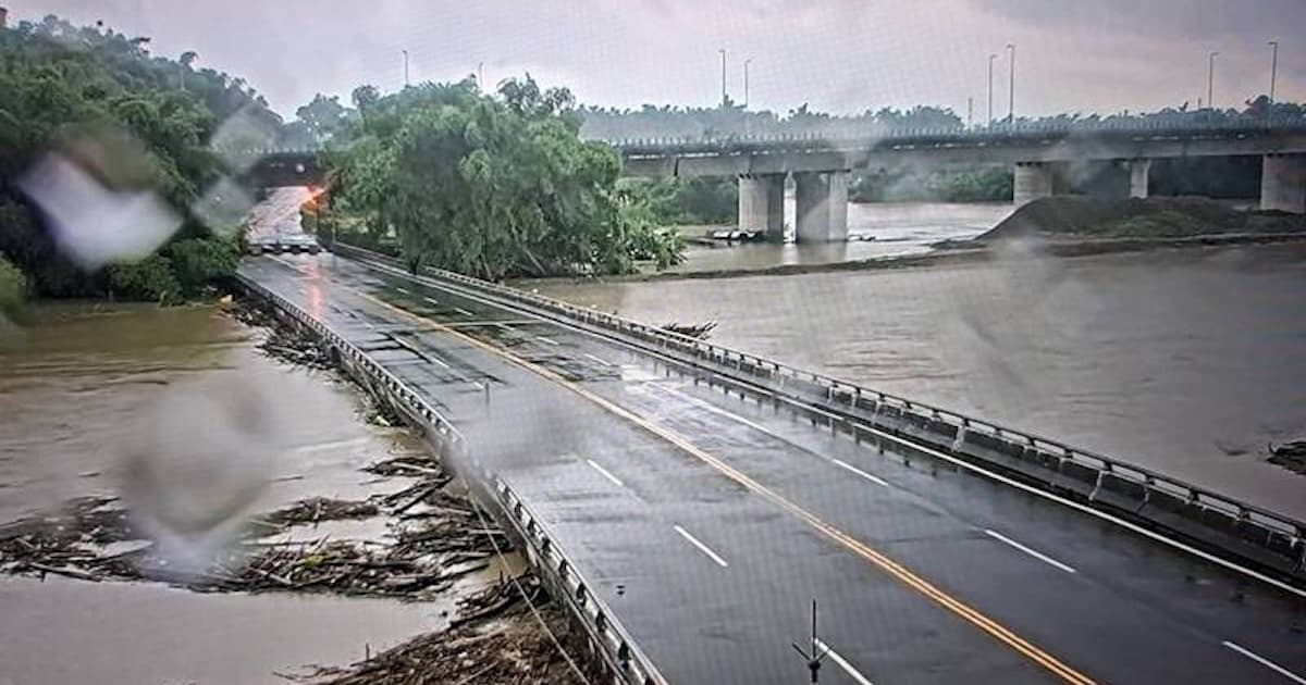 暴雨狂襲 台南、高雄停班停課 屏東雨量上看800mm