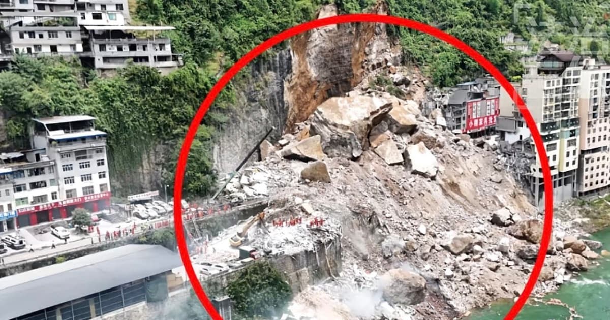 重慶山體崩塌石塊大如一棟樓 疑鞭炮廠爆炸釀禍（視頻）