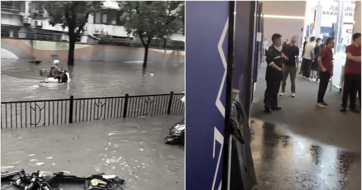 【禁聞】上海百年暴雨淹城 民諷習近平「災星」