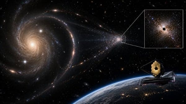 60亿倍太阳质量 沉睡数十亿年的宇宙巨人现身(图)