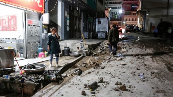 广西云南先后连发3.7级和5.0级地震 多地震感明显(图)