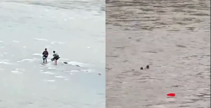 湖南4男子钓鱼遇河水上涨 2人被冲走身亡
