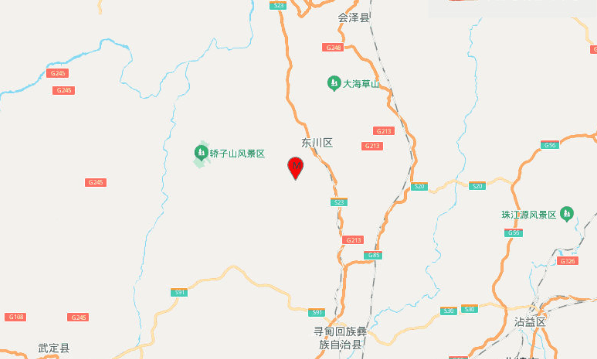 云南昆明东川区发生3.6级地震