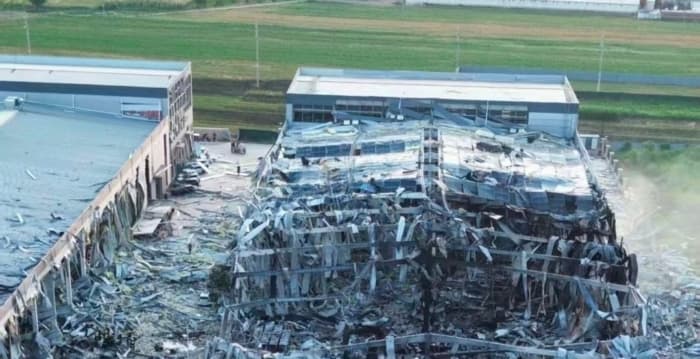 河北邢台一产业园发生大爆炸 升起蘑菇云