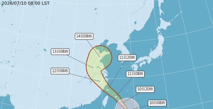 台风巴威逼近 台湾海陆警齐发 吁做好防灾