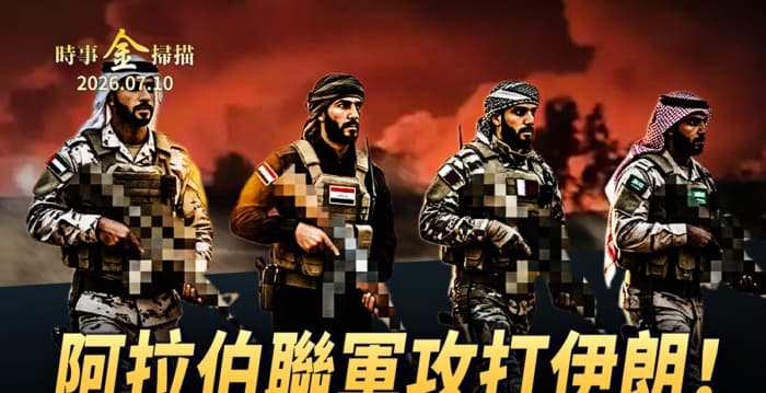 【时事金扫描】阿拉伯联军打伊朗 16目标灰飞烟灭