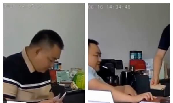 湖南一国企董事长在办公室收贿视频曝光