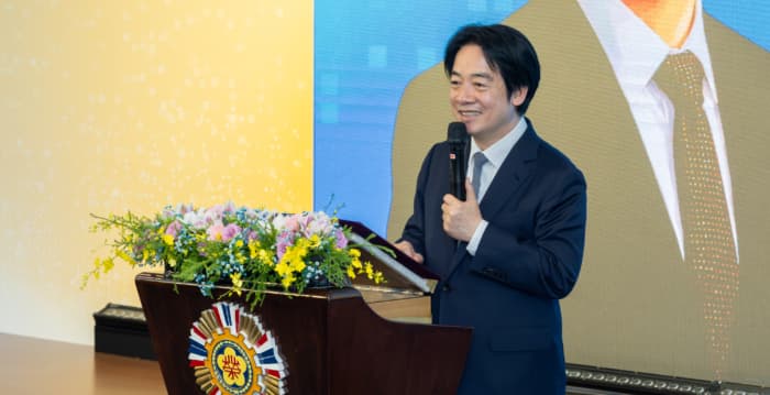 赖清德:不能因拒绝共产党统治 就说台湾是台海问题制造者