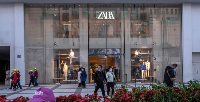 ZARA关番禺直营店 在华门店数量较峰值减七成