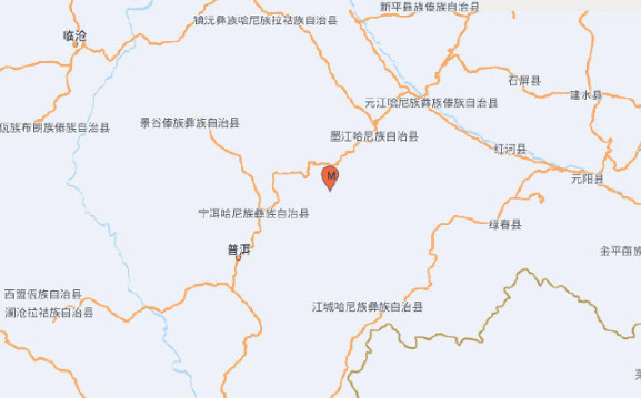 云南墨江县发生5.0级地震 震源深度6千米