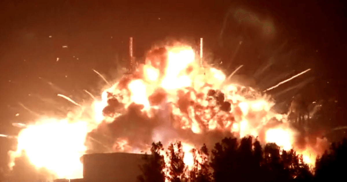 藍色起源火箭爆炸 巨大火球照亮佛州夜空