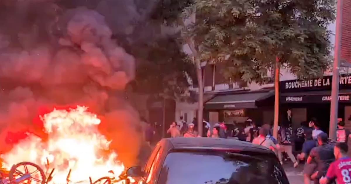 巴黎球迷街頭狂歡爆發騷亂 超400人被捕(視頻)
