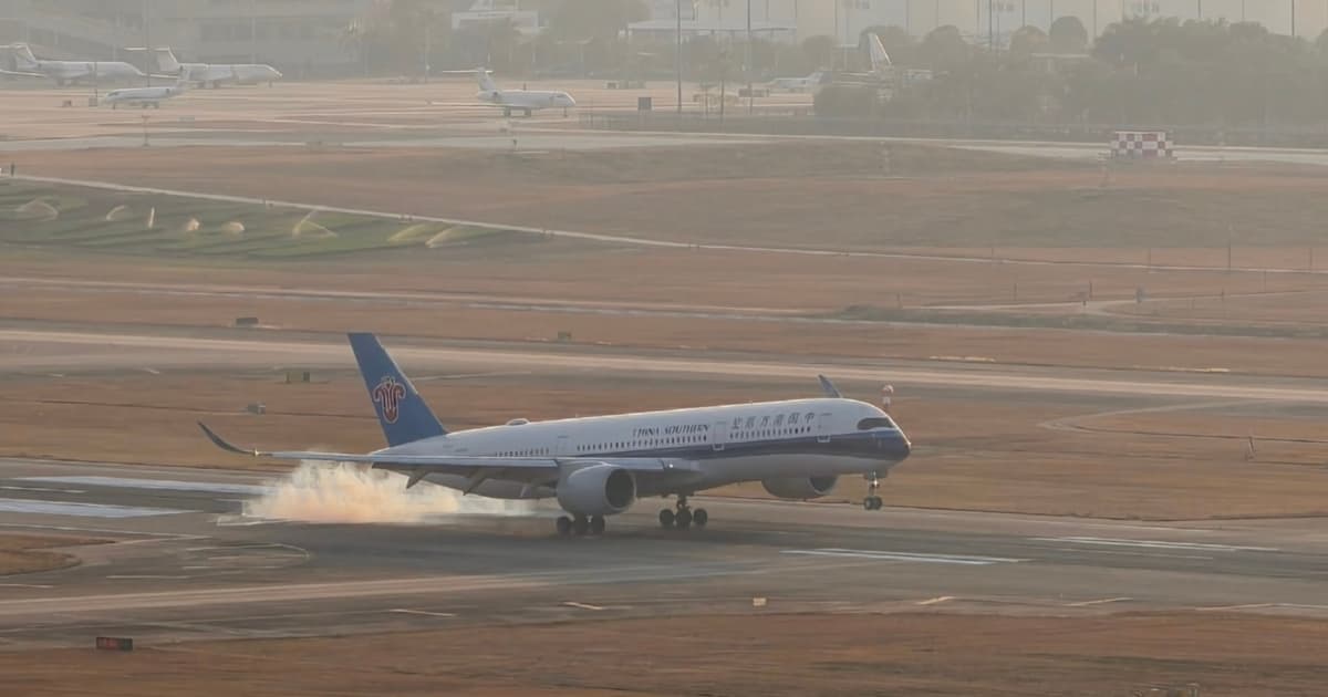 離譜!廣州白雲機場一航班落地滑行近1小時