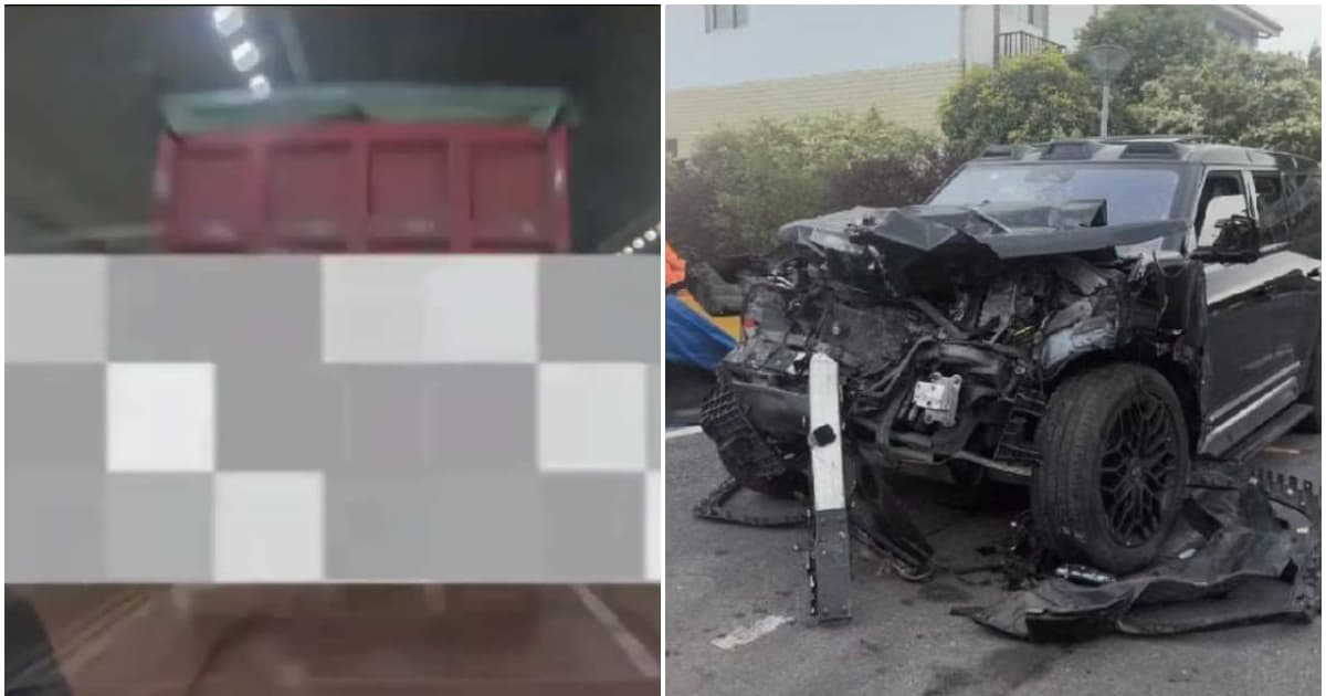 比亚迪豪车智驾追尾货车 司机伤残乘客命危(视频)
