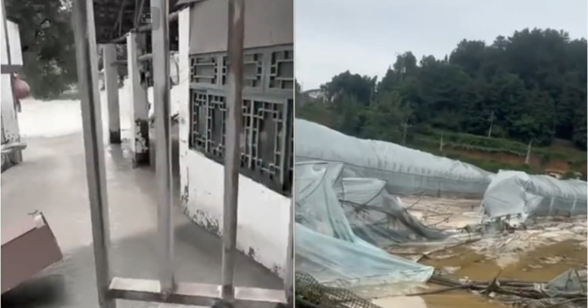 贵州遵义特大洪水冲毁农庄 至今无救援