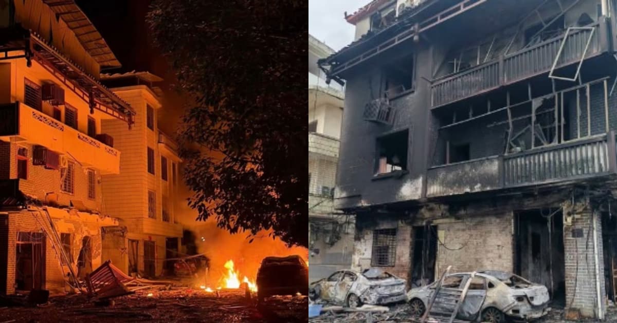 廣西桂林連環大爆炸 整條街被炸爛 慘烈如戰場(視頻)