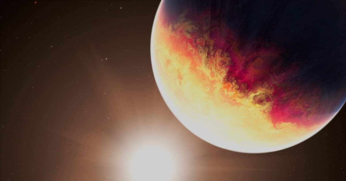 韋伯望遠鏡拍到系外行星被恆星高溫烘烤