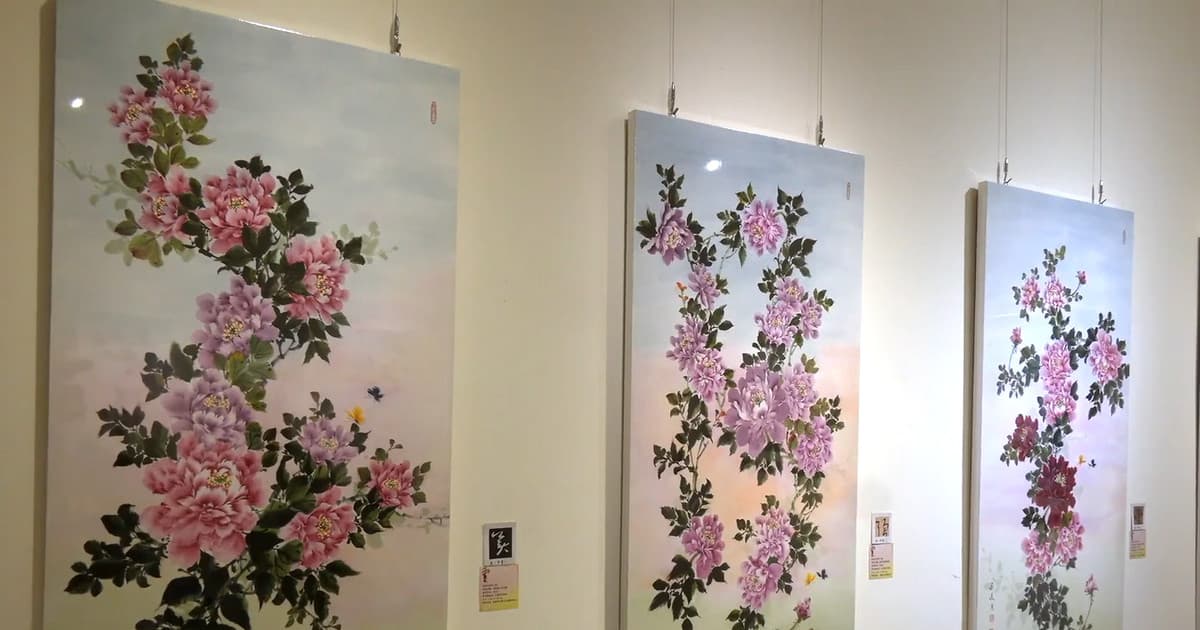 《美麗與堅韌的交織》彩墨創作個展 表現客家精神