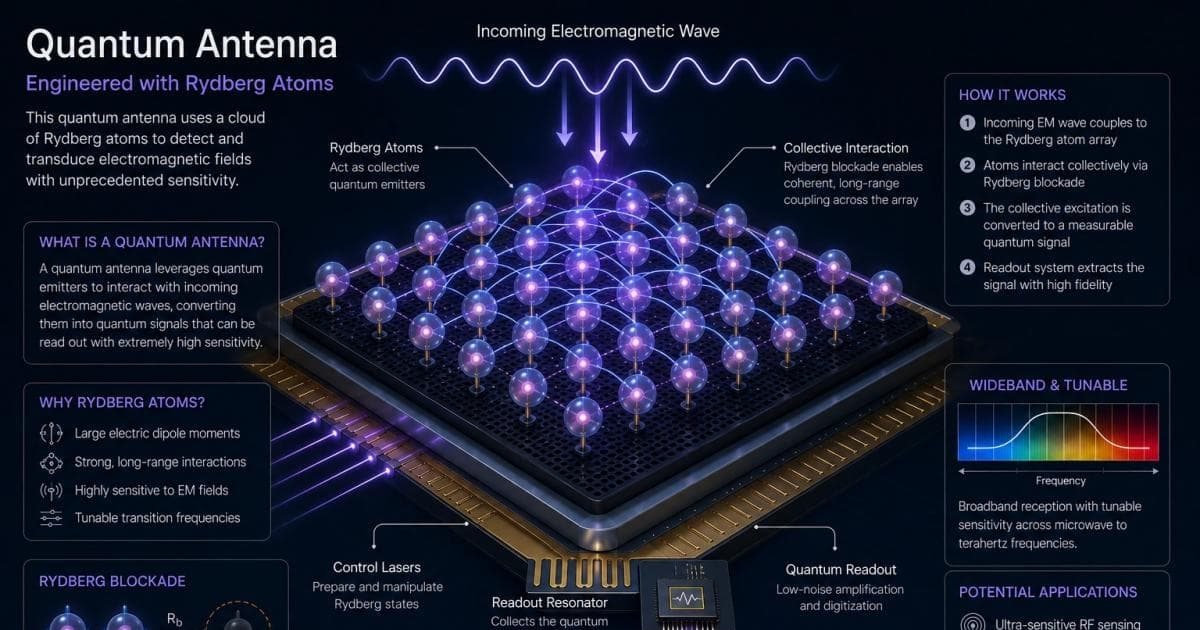 新型量子射頻系統或將取代及超越傳統天線