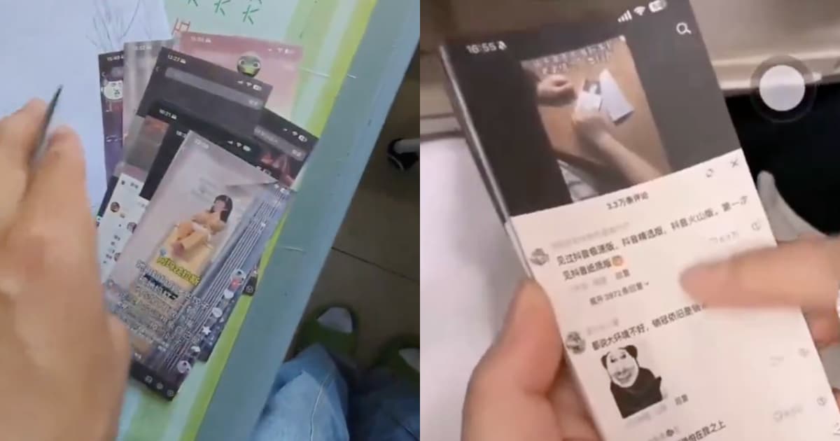 中國小學生被禁刷短視頻 校園流行「紙版抖音」(視頻)