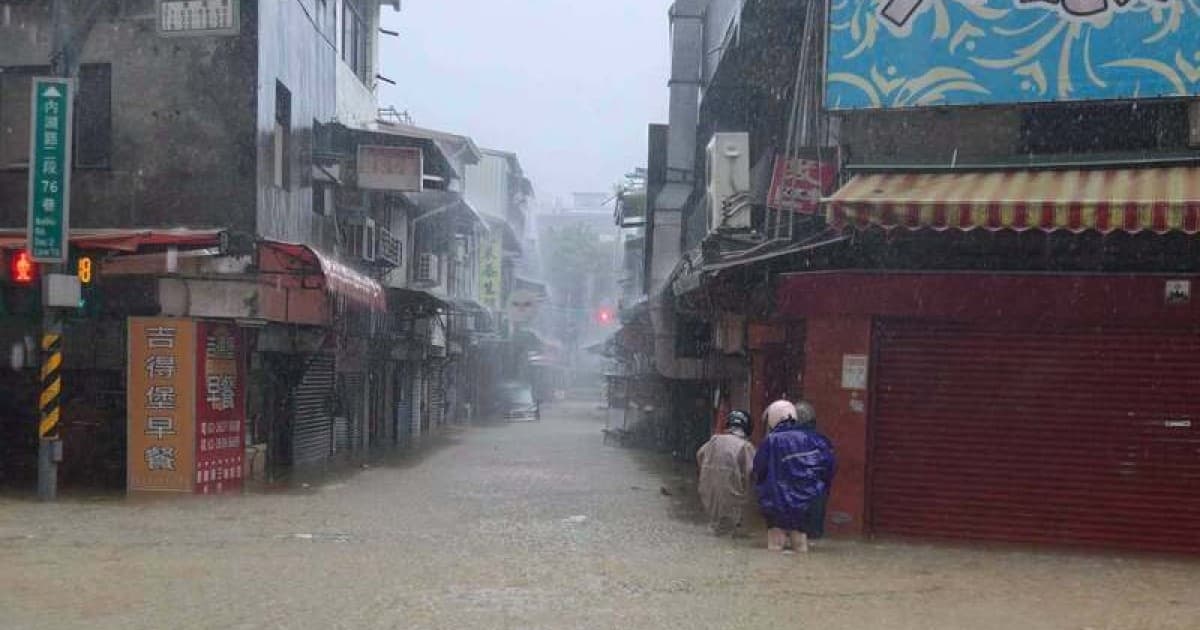 台北內湖雨量破250毫米 多處積淹水 估傍晚雨勢再起