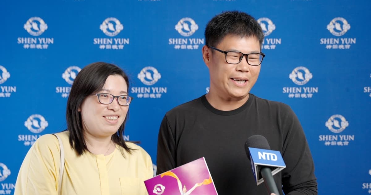 华人夫妇观神韵 体悟信仰是社会基石