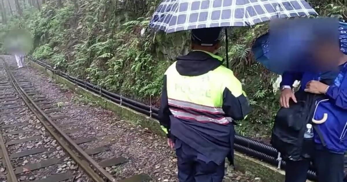 行走阿里山林鐵軌道 4遊客每人最高罰5萬