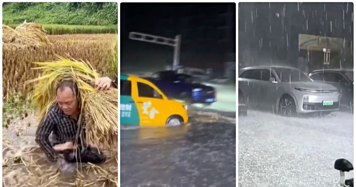 中国极端气候日益增多 洪涝冰雹灾害不断