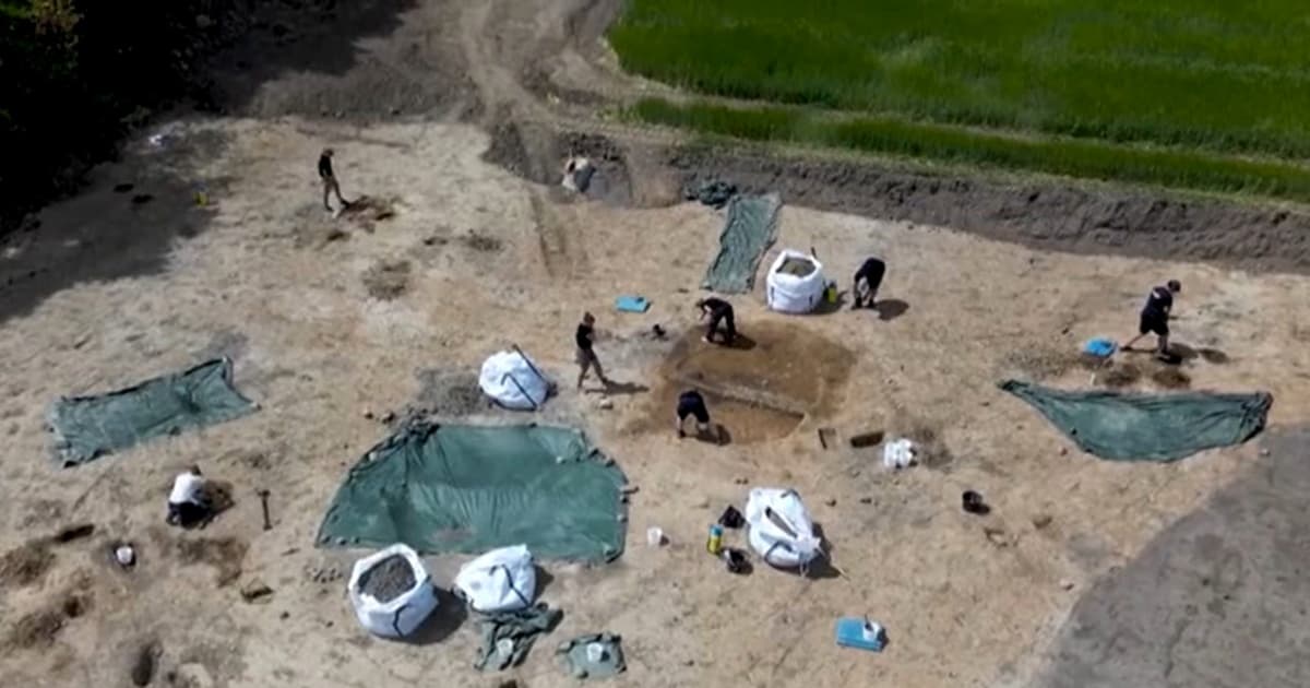 丹麥挖出維京「紡織工場」遺址 規模超乎想像
