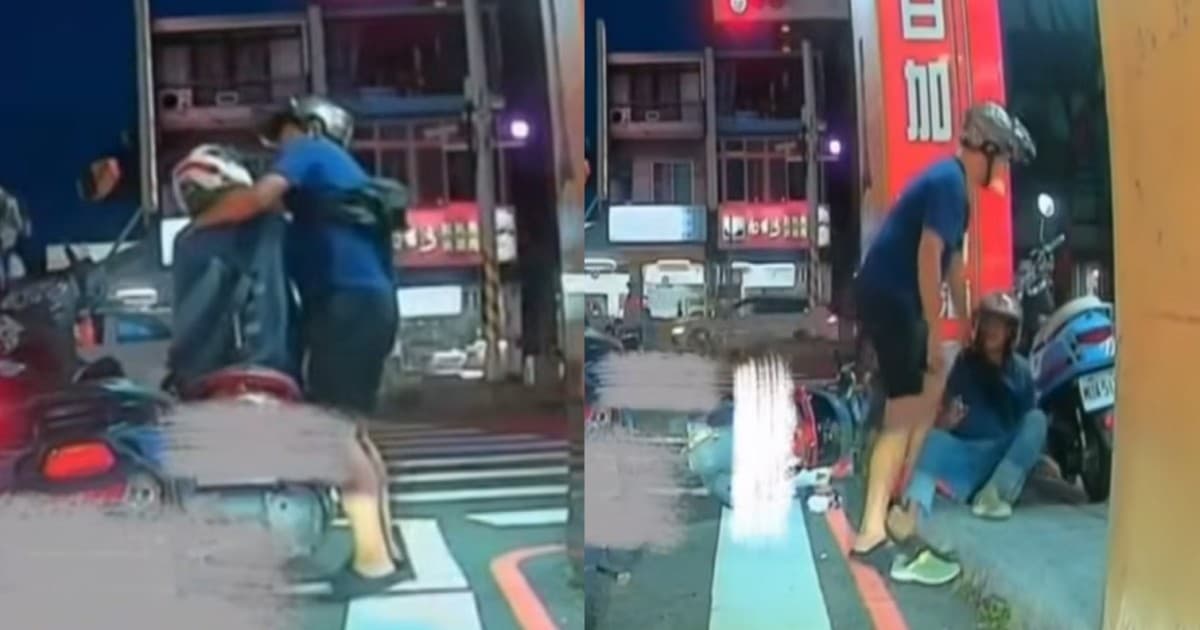 不是尋仇!台中便衣警當街瞬間捉贓車騎士