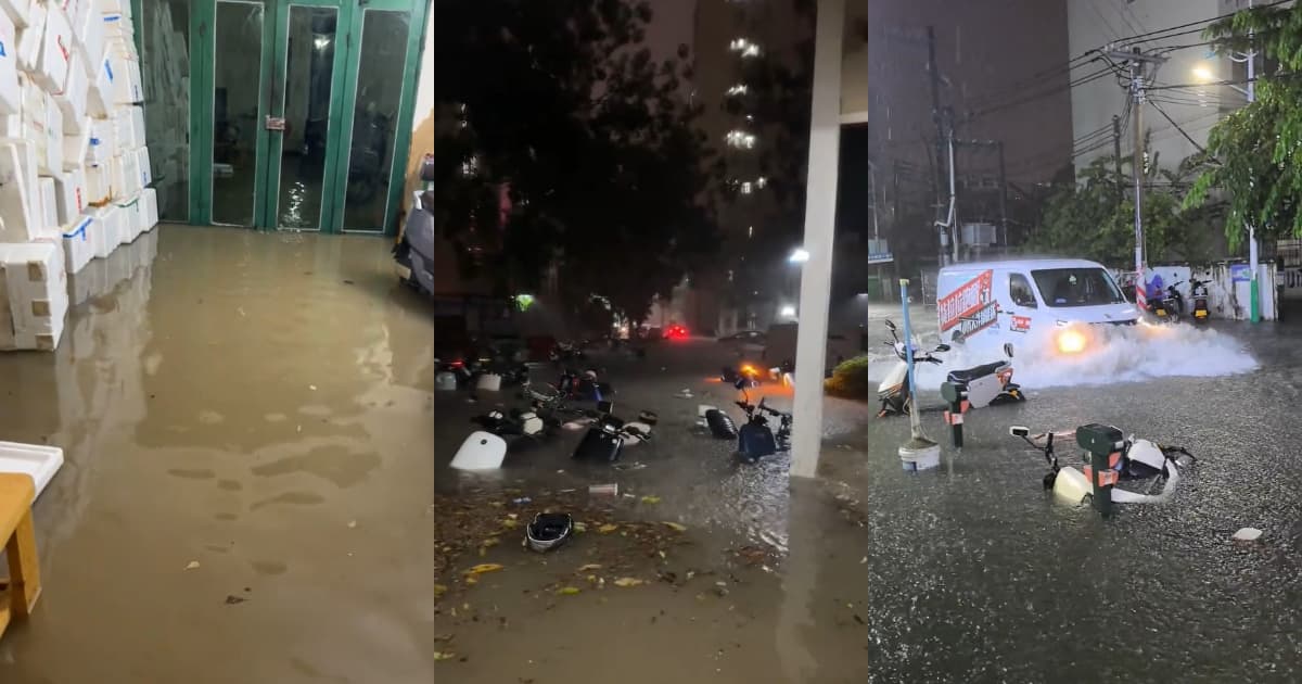 颱風美莎克襲擊海南三亞:海水倒灌 慘不忍睹(多視頻)