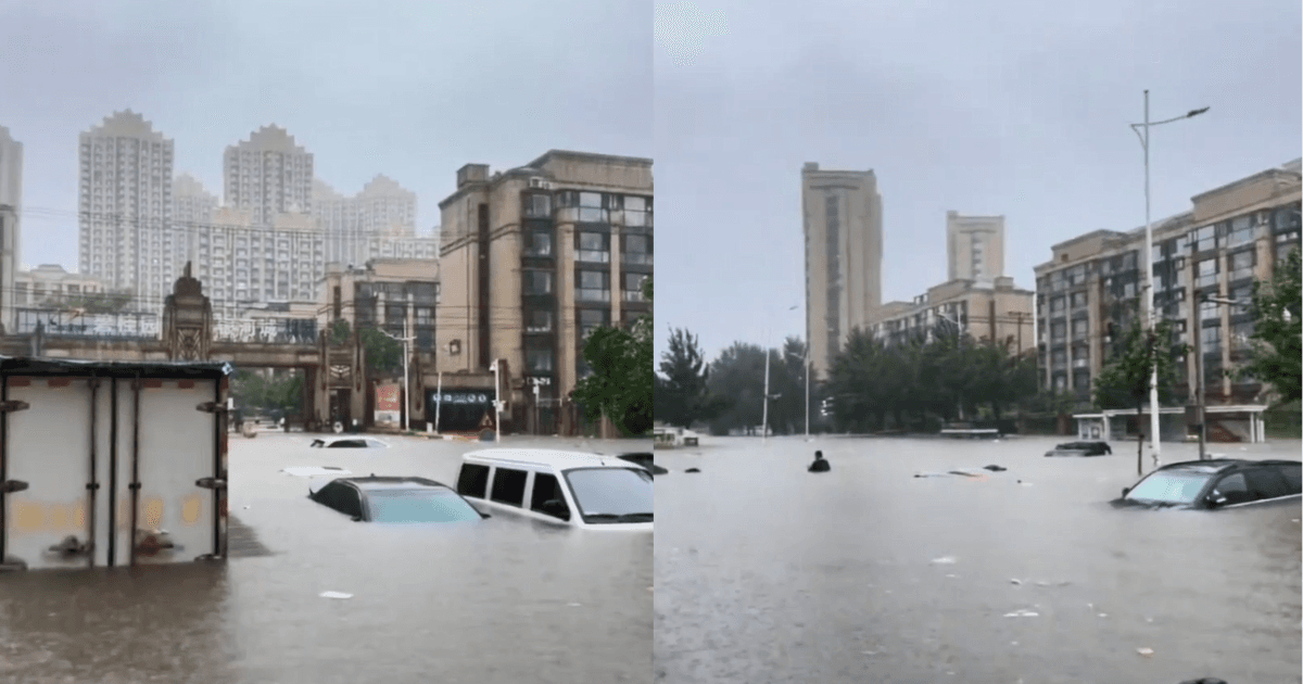 台风暴雨加水库泄洪 中国多省洪水泛滥