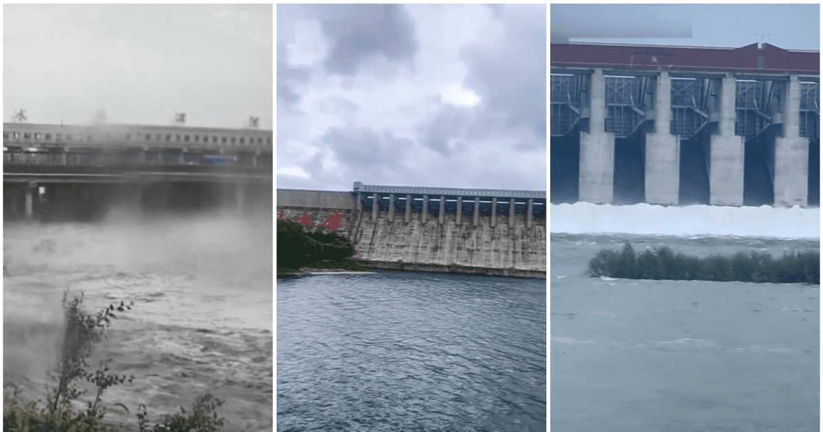 遼寧暴雨 多座水庫洩洪釀特大洪水