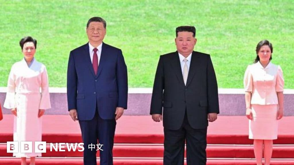 習近平抵達平壤 時隔七年中國領導人再度訪朝