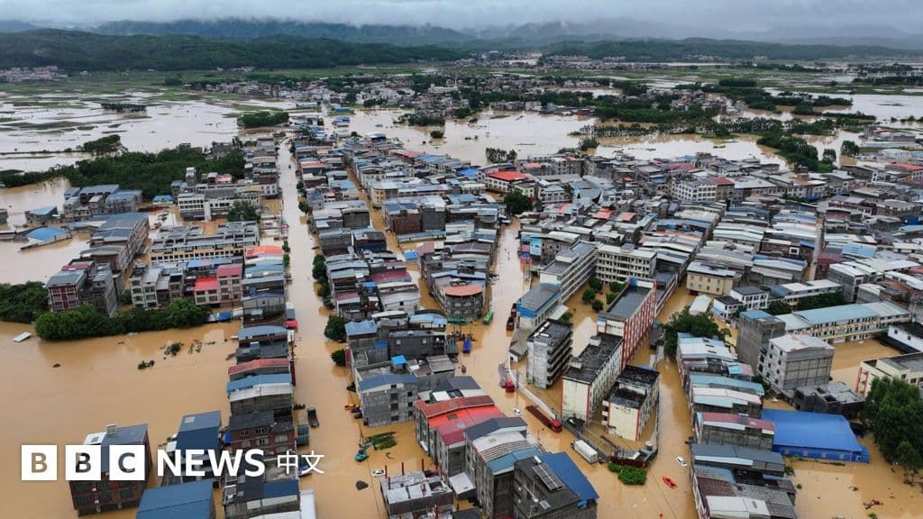 「洪水來得太快了」:颱風在中國引發水災及罕見龍捲風