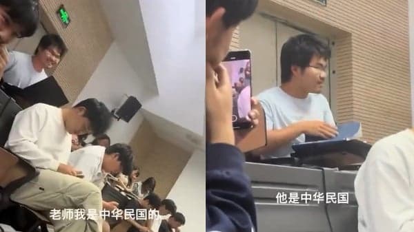 “我是中华民国人”云南大学思政课上学生怼老师课堂炸锅(图)