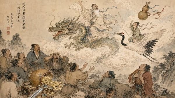 有福遇真仙 贪求毁圣缘(图)