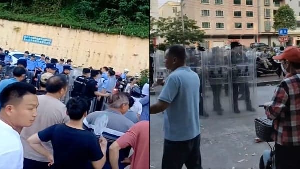 欠薪半年又卖厂 广东陶瓷厂工人堵门连日抗议(图)